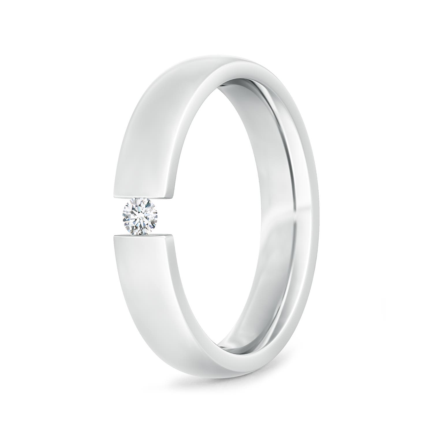 G, VS2 / 0.18 CT / 14 KT White Gold