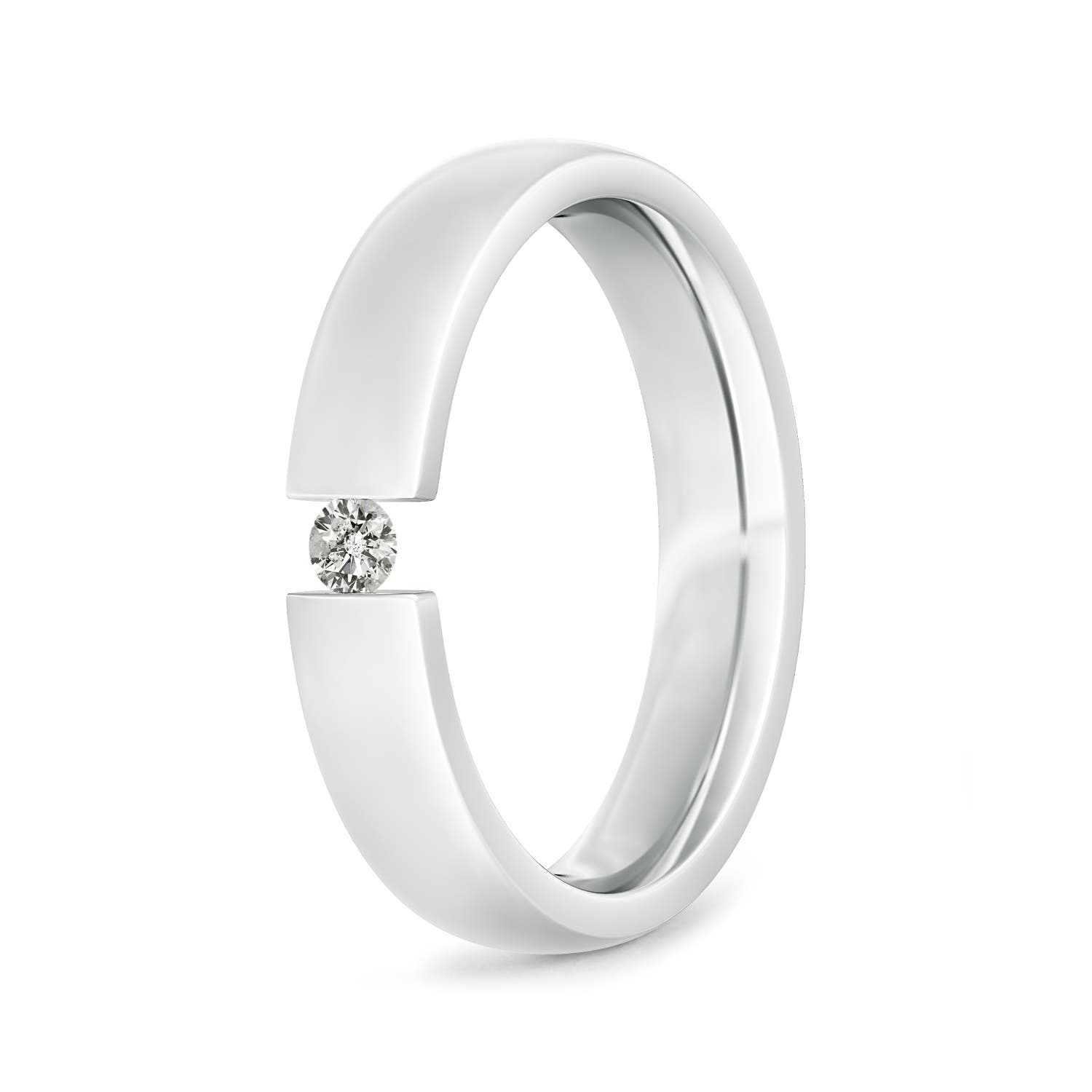 K, I3 / 0.18 CT / 14 KT White Gold