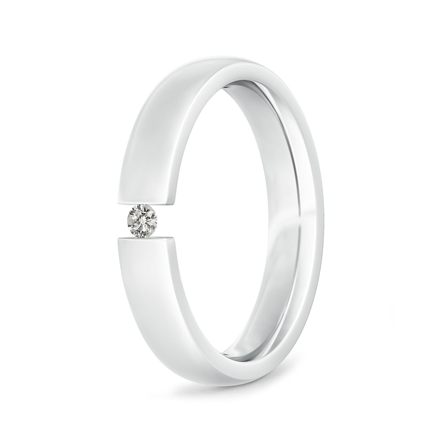 K, I3 / 0.11 CT / 14 KT White Gold