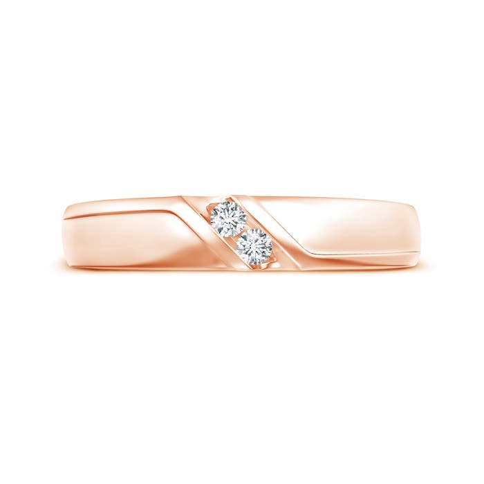 G, VS2 / 0.1 CT / 14 KT Rose Gold