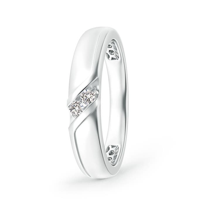 I-J, I1-I2 / 0.1 CT / 14 KT White Gold