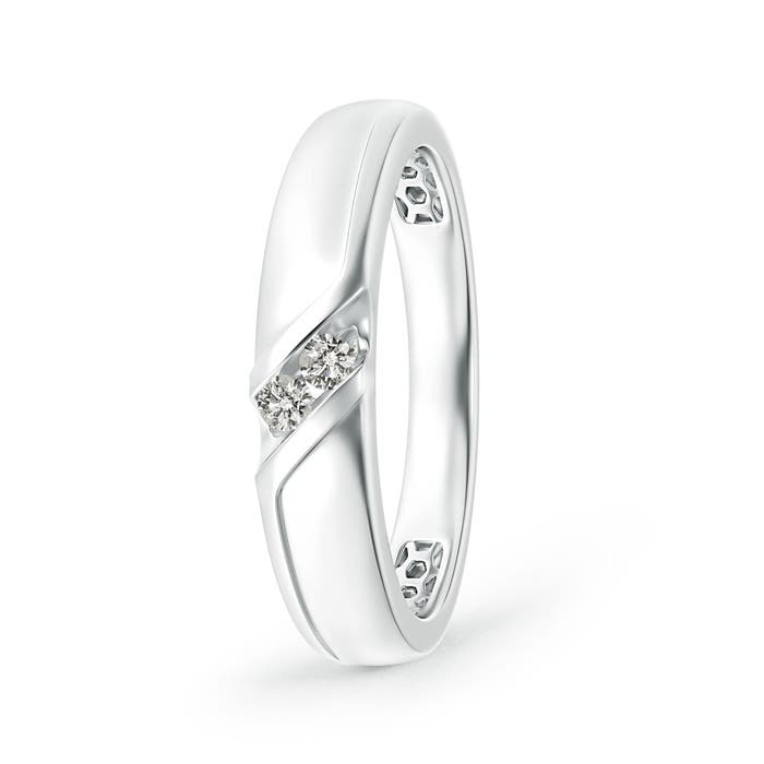 K, I3 / 0.1 CT / 14 KT White Gold