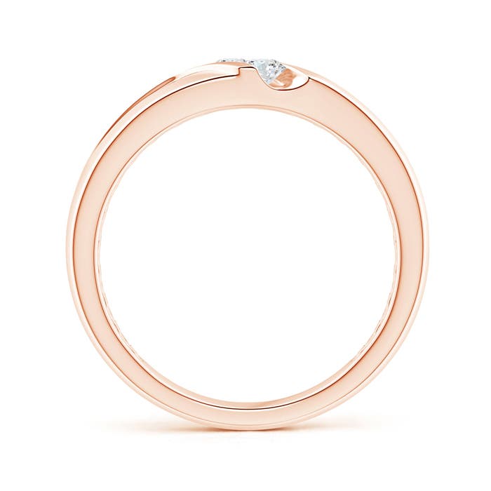 G, VS2 / 0.25 CT / 14 KT Rose Gold