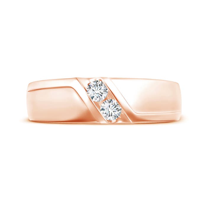 G, VS2 / 0.25 CT / 14 KT Rose Gold