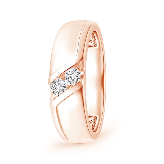 H, SI2 / 0.25 CT / 14 KT Rose Gold