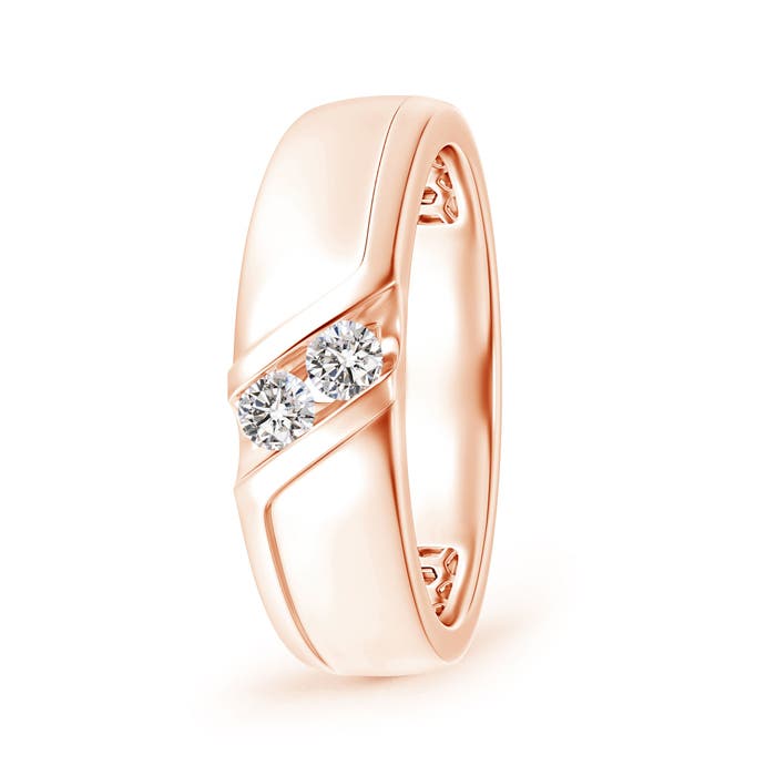 I-J, I1-I2 / 0.25 CT / 14 KT Rose Gold