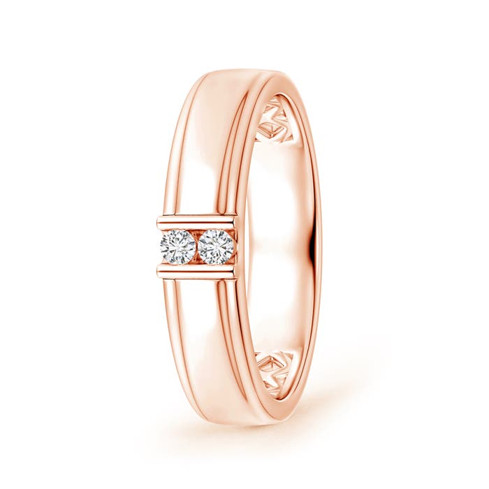 H, SI2 / 0.1 CT / 14 KT Rose Gold