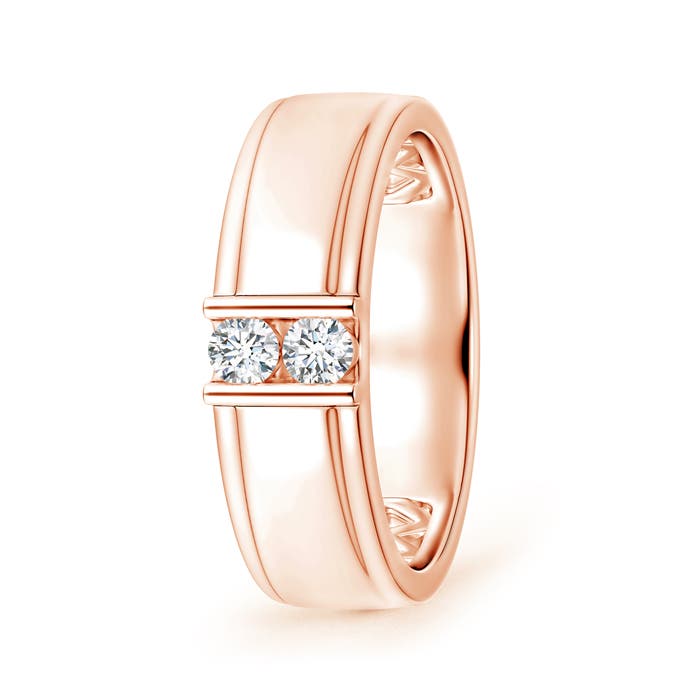 G, VS2 / 0.25 CT / 14 KT Rose Gold