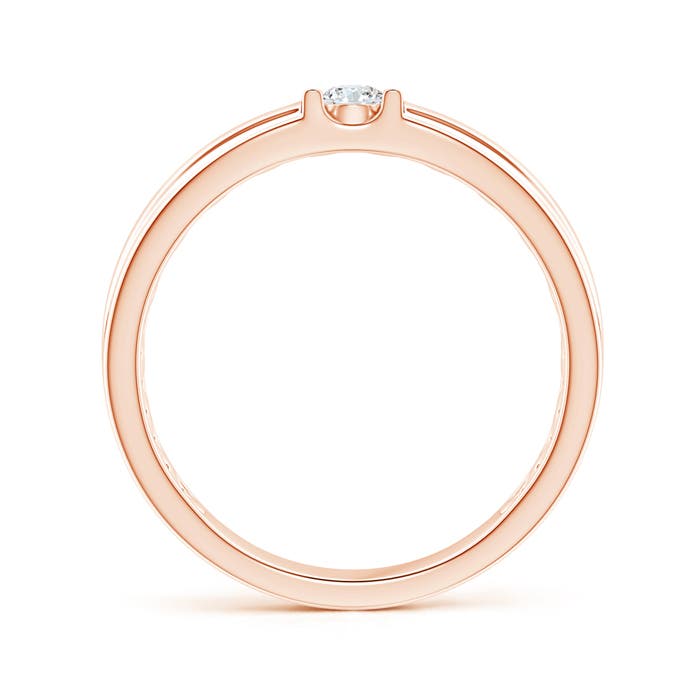 G, VS2 / 0.25 CT / 14 KT Rose Gold