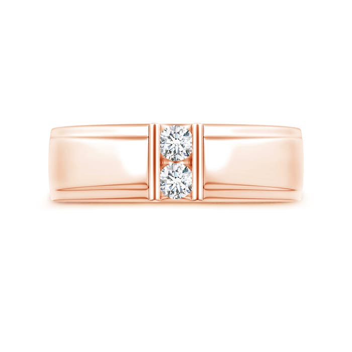 G, VS2 / 0.25 CT / 14 KT Rose Gold