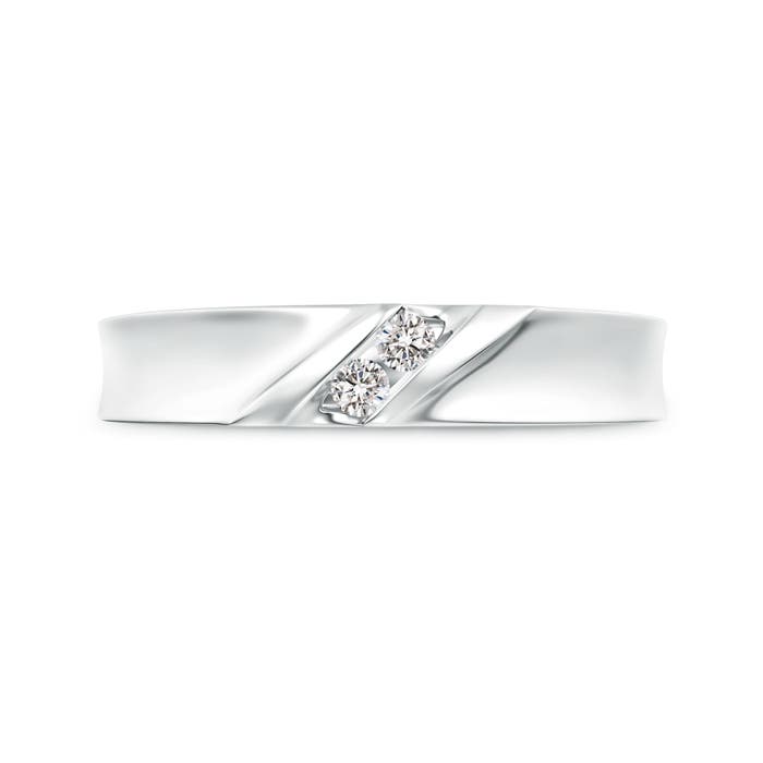 I-J, I1-I2 / 0.1 CT / 14 KT White Gold