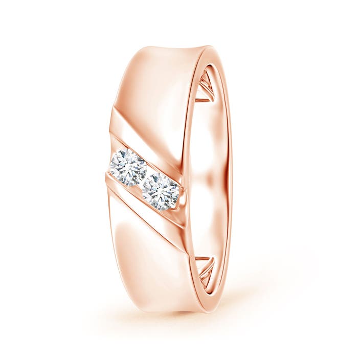 G, VS2 / 0.25 CT / 14 KT Rose Gold