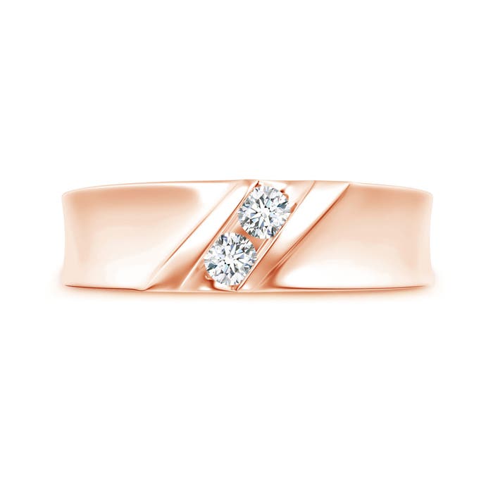 G, VS2 / 0.25 CT / 14 KT Rose Gold