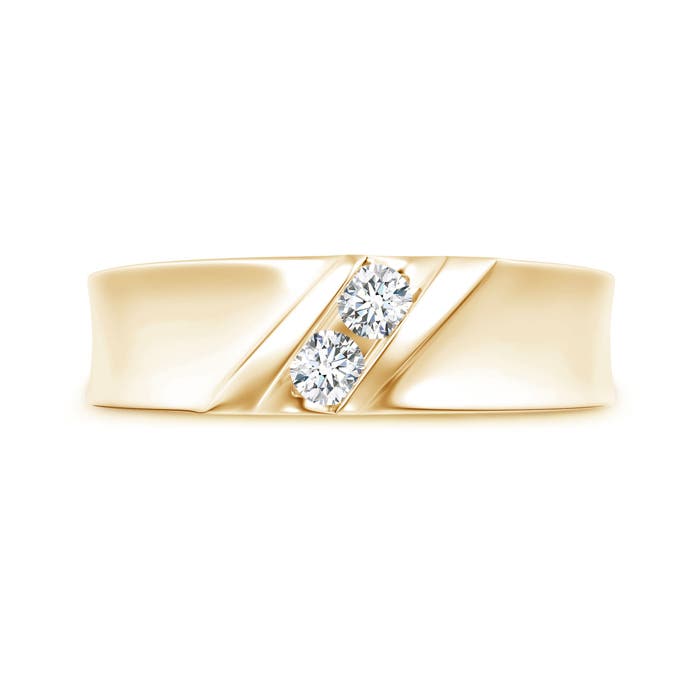 G, VS2 / 0.25 CT / 14 KT Yellow Gold