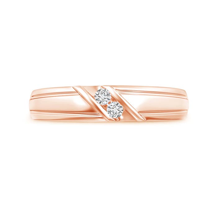 H, SI2 / 0.1 CT / 14 KT Rose Gold