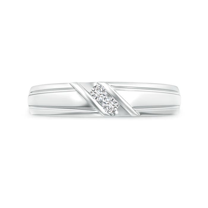 H, SI2 / 0.1 CT / 14 KT White Gold