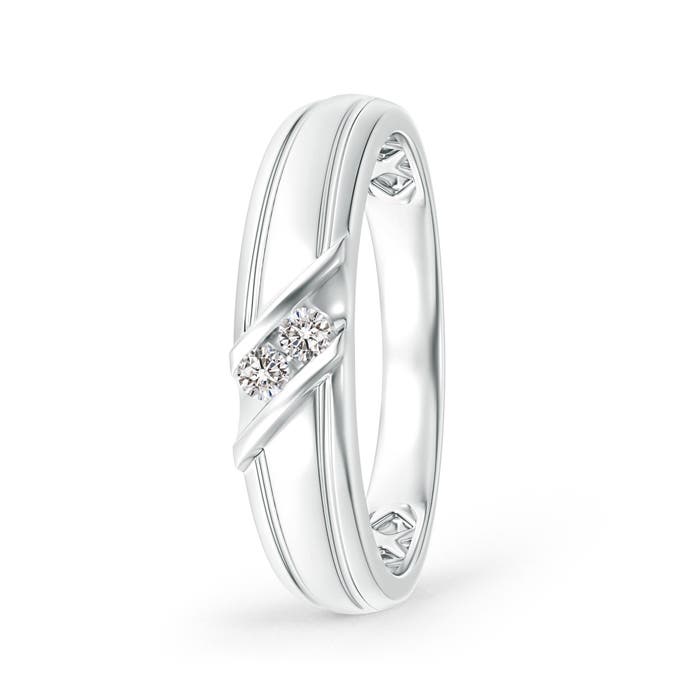 I-J, I1-I2 / 0.1 CT / 14 KT White Gold