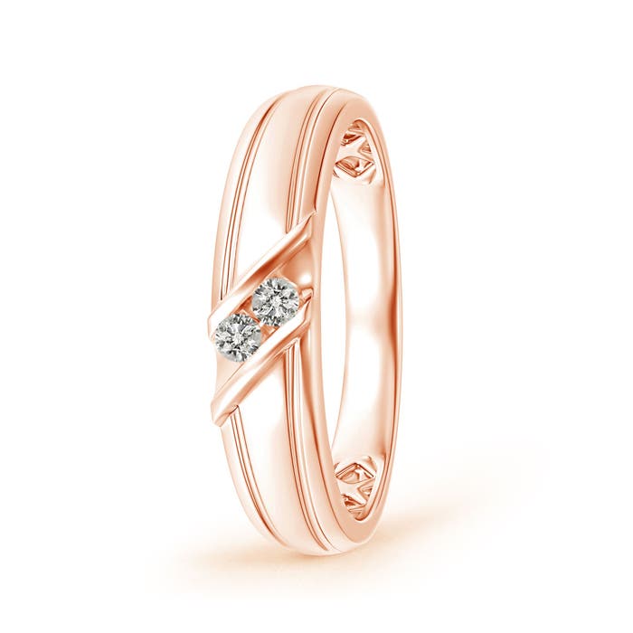 K, I3 / 0.1 CT / 14 KT Rose Gold