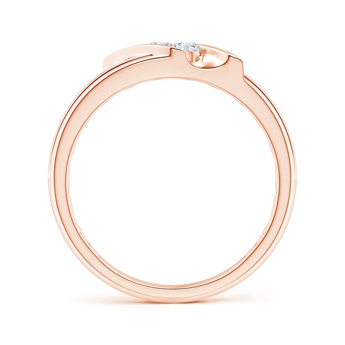 G, VS2 / 0.25 CT / 14 KT Rose Gold