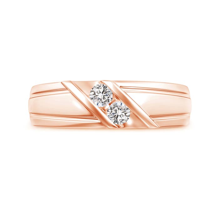 I-J, I1-I2 / 0.25 CT / 14 KT Rose Gold