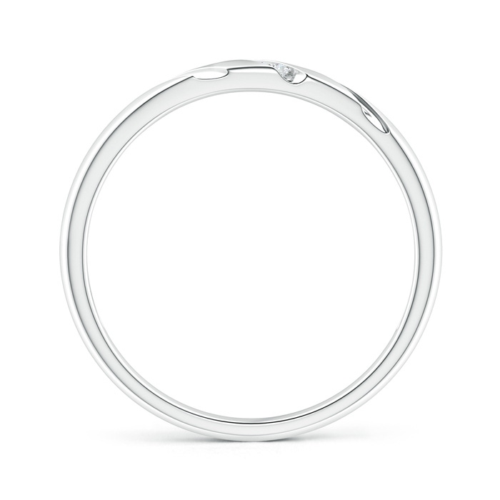 1.45mm GVS2 Triple-Ribbed Channel Set Diamond Men's Wedding Band in P950 Platinum product image