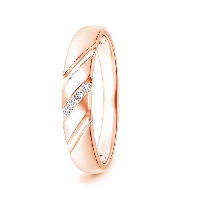 G, VS2 / 0.05 CT / 14 KT Rose Gold