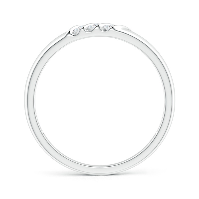 1.4mm GVS2 Triple Grooved Diagonal Diamond Men's Wedding Band in P950 Platinum product image
