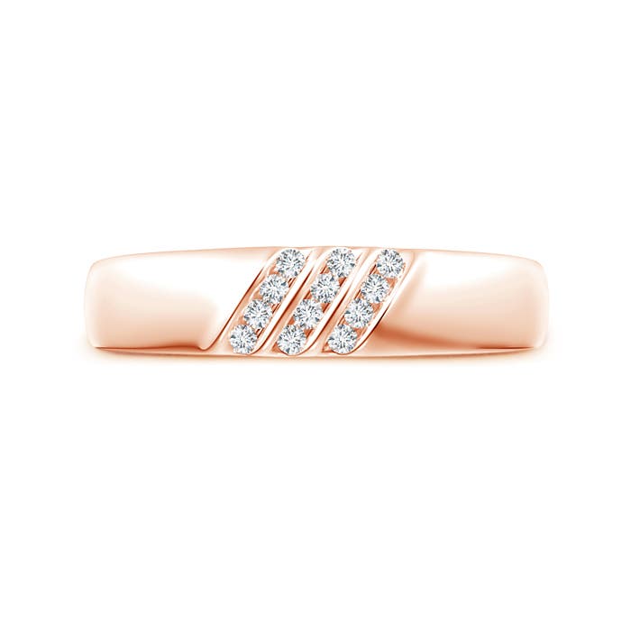 G, VS2 / 0.14 CT / 14 KT Rose Gold