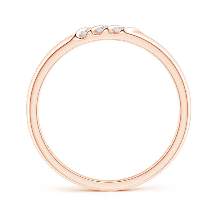 H, SI2 / 0.14 CT / 14 KT Rose Gold