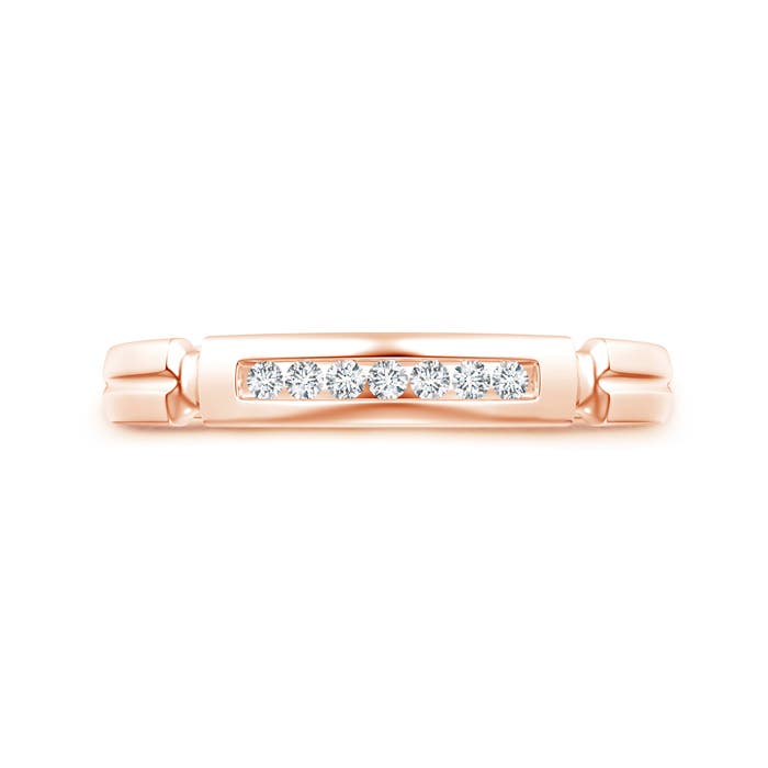 G, VS2 / 0.11 CT / 14 KT Rose Gold