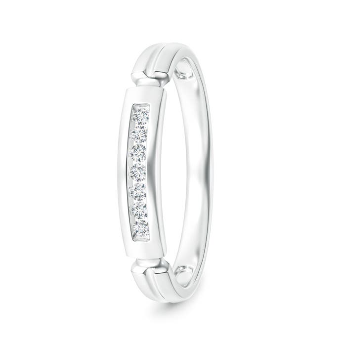 G, VS2 / 0.11 CT / 14 KT White Gold