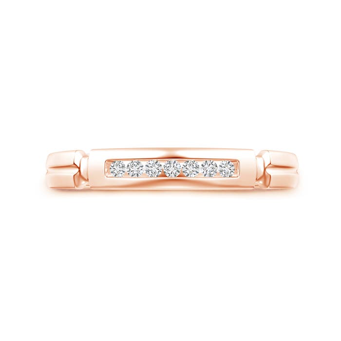 H, SI2 / 0.11 CT / 14 KT Rose Gold