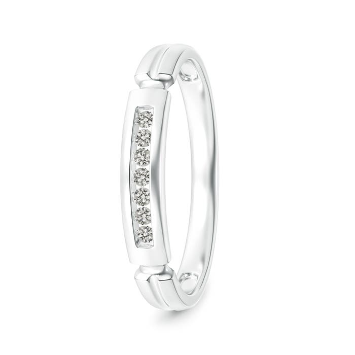 K, I3 / 0.11 CT / 14 KT White Gold