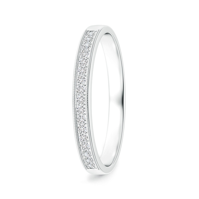 PavéSet Diamond Half Eternity Wedding Band for Him Angara Australia