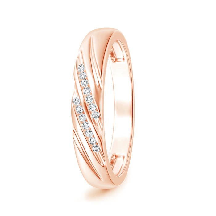 F-G, VS / 0.1 CT / 14 KT Rose Gold