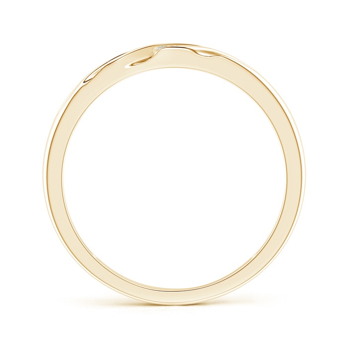 1.15mm KI3 Slanted Channel Set Diamond Wedding Band for Him in Yellow Gold product image
