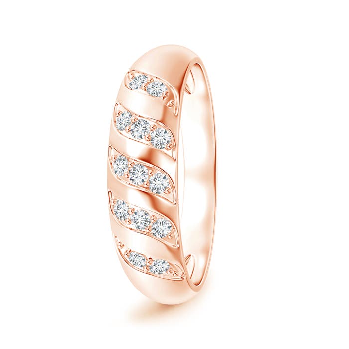 G, VS2 / 0.33 CT / 14 KT Rose Gold