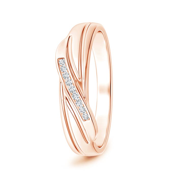 G, VS2 / 0.08 CT / 14 KT Rose Gold