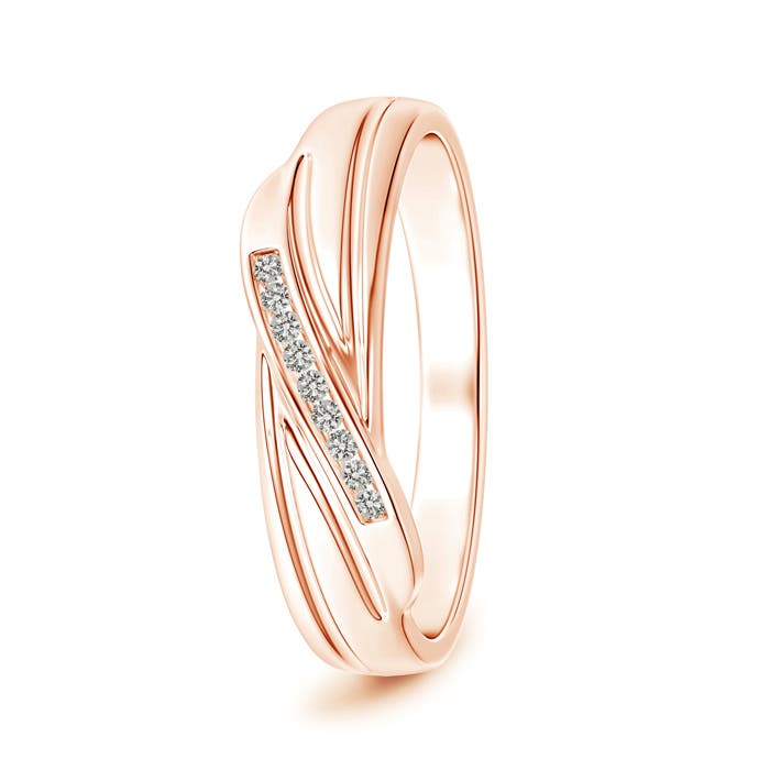 K, I3 / 0.08 CT / 14 KT Rose Gold