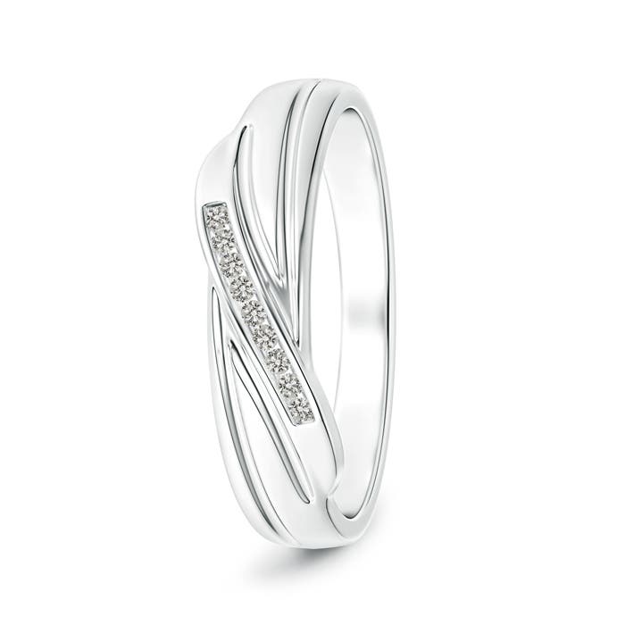 K, I3 / 0.08 CT / 14 KT White Gold