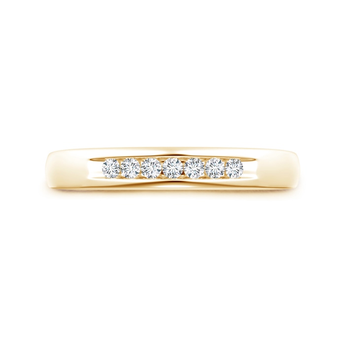 1.8mm GVS2 Channel Grooved Classic Diamond Men's Wedding Band in Yellow Gold product image