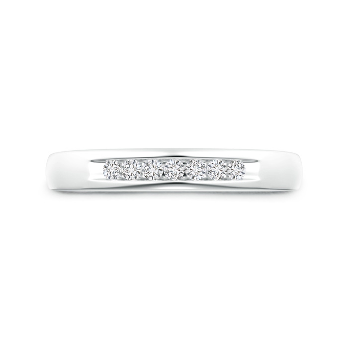 1.8mm HSI2 Channel Grooved Classic Diamond Men's Wedding Band in P950 Platinum product image
