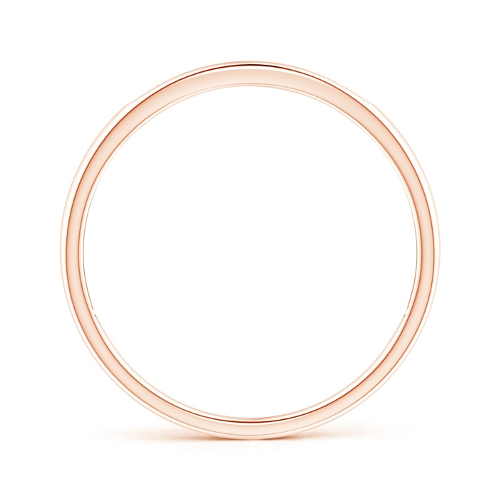 1.8mm IJI1I2 Channel Grooved Classic Diamond Men's Wedding Band in Rose Gold product image