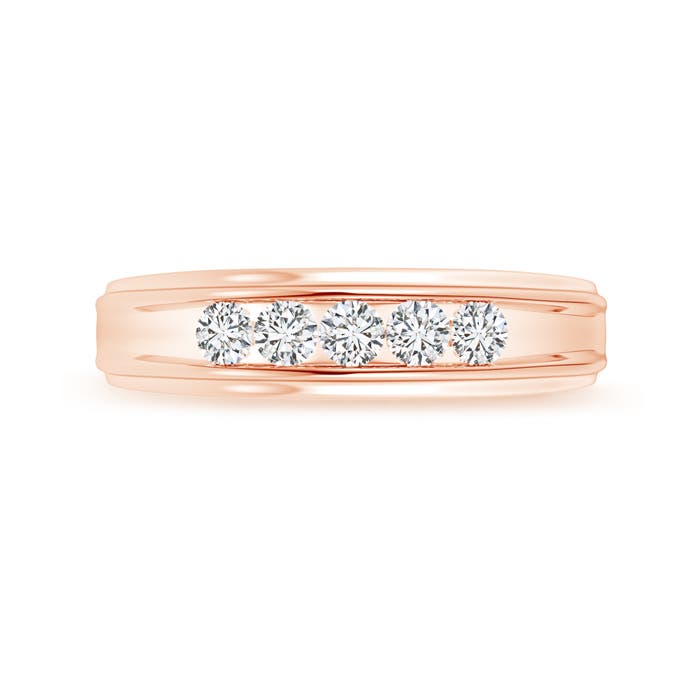 H, SI2 / 0.48 CT / 14 KT Rose Gold