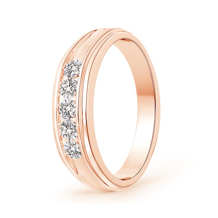 I-J, I1-I2 / 0.48 CT / 14 KT Rose Gold