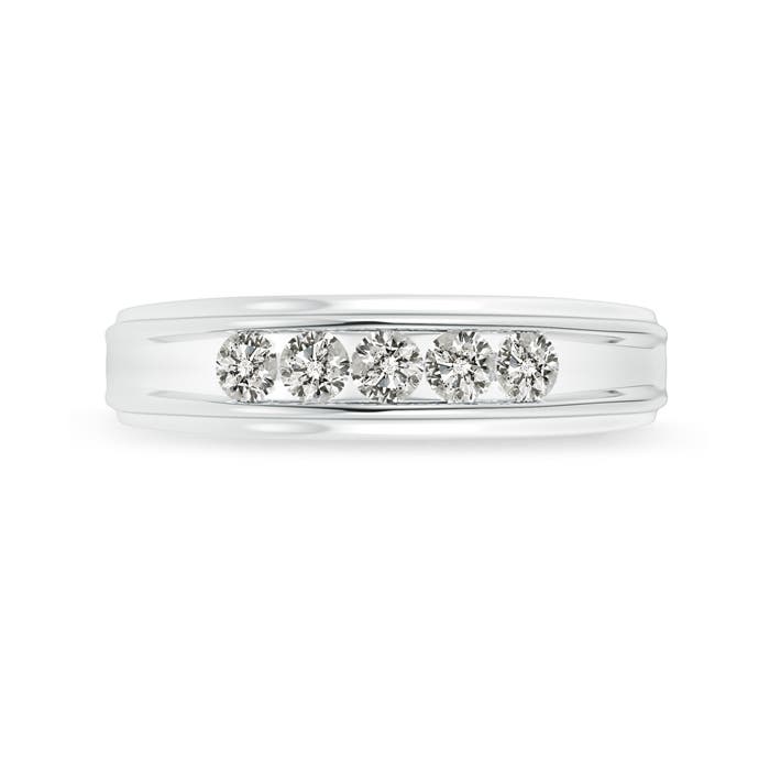 K, I3 / 0.48 CT / 14 KT White Gold