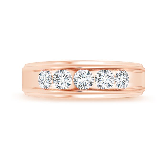 G, VS2 / 1 CT / 14 KT Rose Gold