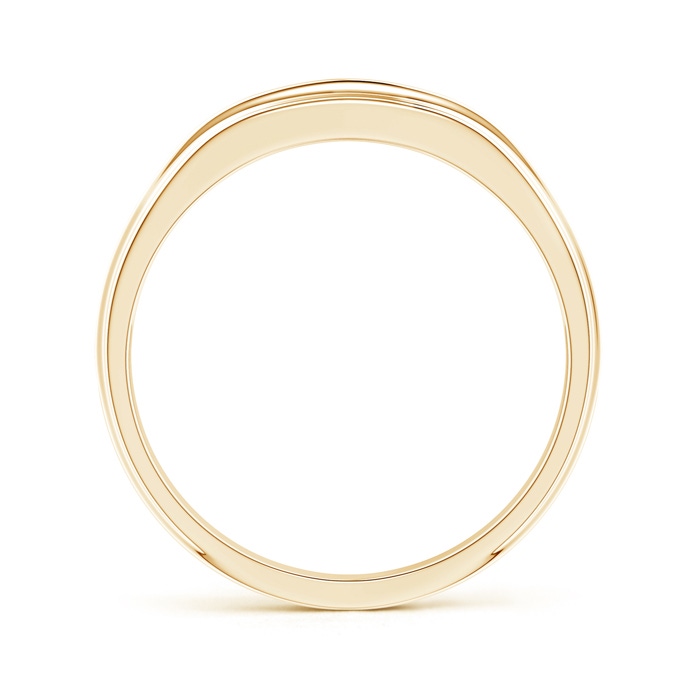 3.8mm GVS2 Channel-Set Diamond Five Stone Men's Wedding Band in Yellow Gold product image
