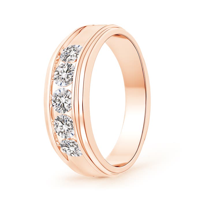 I-J, I1-I2 / 1 CT / 14 KT Rose Gold