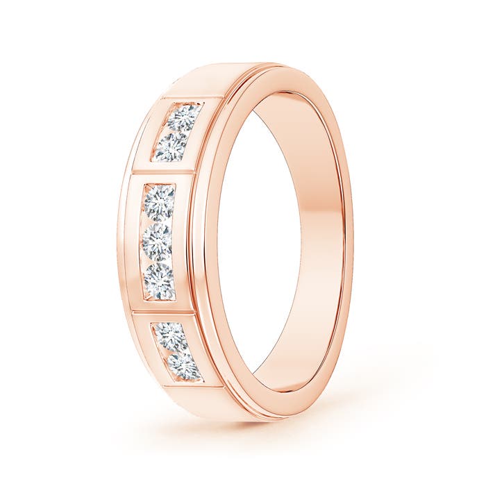 F-G, VS / 0.48 CT / 14 KT Rose Gold